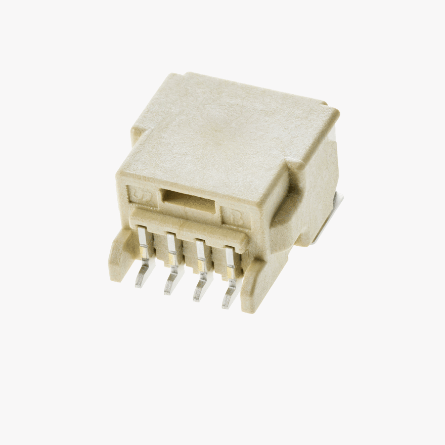 020 4Pin Male Connector Horizontal Natural SMT type UJU ELECTRONICS