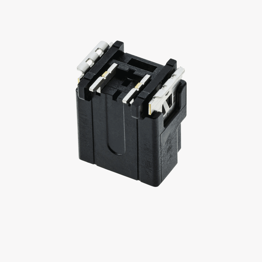 マメパパ様 確認用 020 Double Lock & CPA 2Pin Male Connector Vertical Black SMT