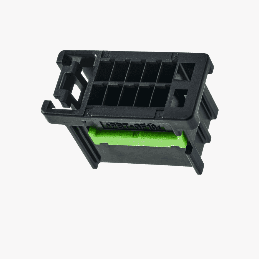 020 Double Lock 10Pin Female Connector Black - UJU ELECTRONICS