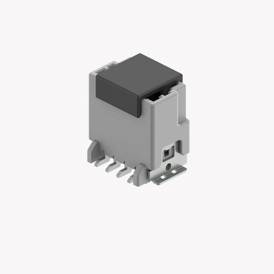 020 Double Lock 4Pin Male Connector Vertical Natural SMT type AU