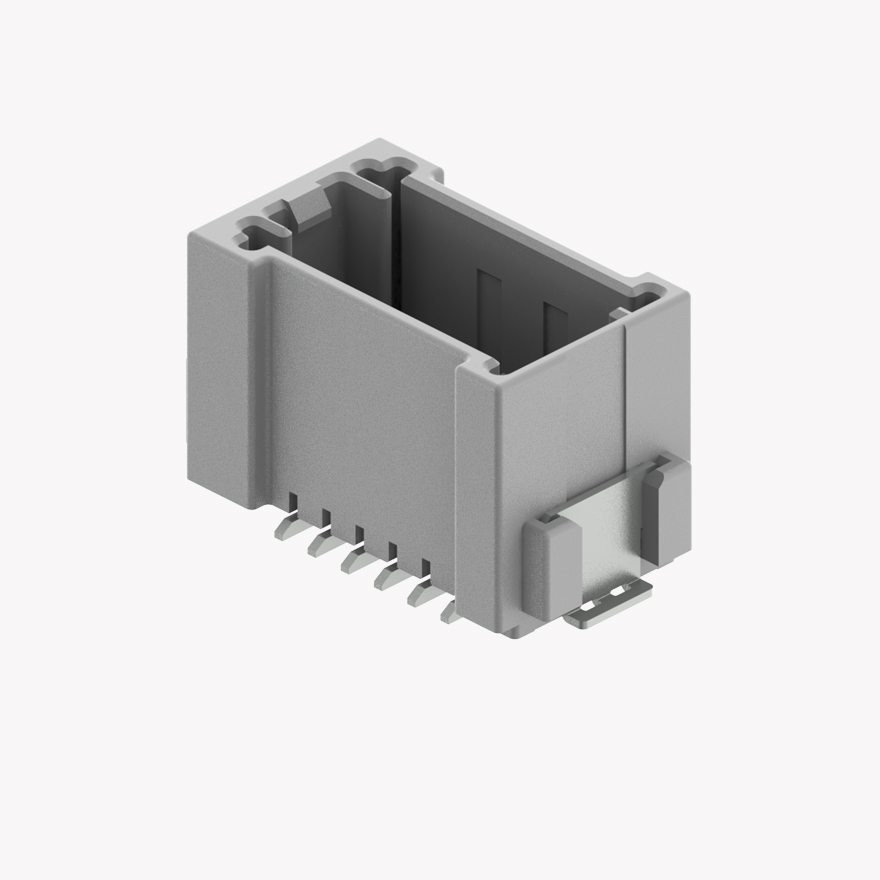 どどど 020 Double Lock Two Row 12Pin Male Connector Horizontal