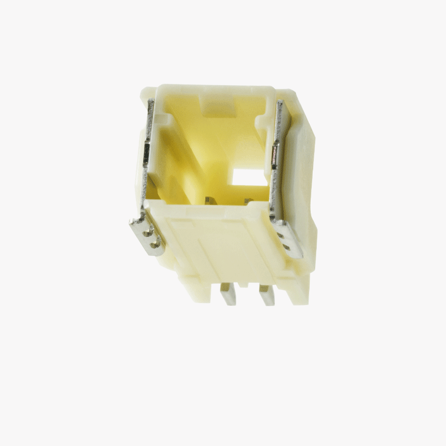yyss778さん専用 小判カン付き 020 Double Lock 2Pin Male Connector Horizontal Natural SMT