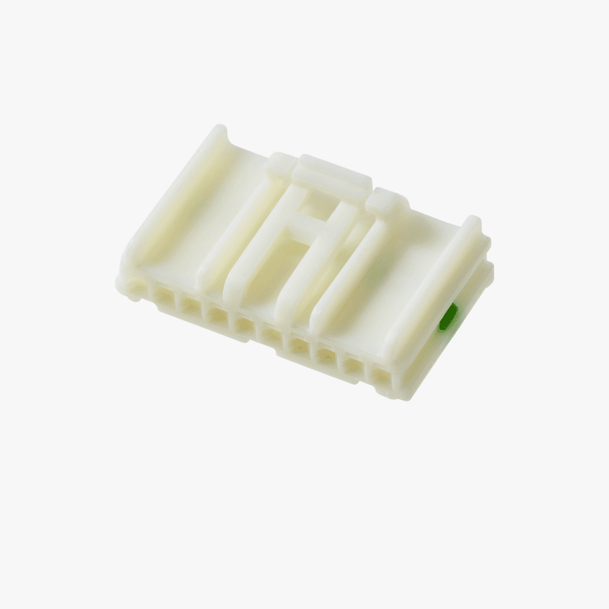 020 Double Lock 10Pin Female Connector Natural