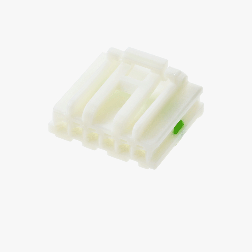 020 Double Lock 6Pin Female Connector Natural Global ver.