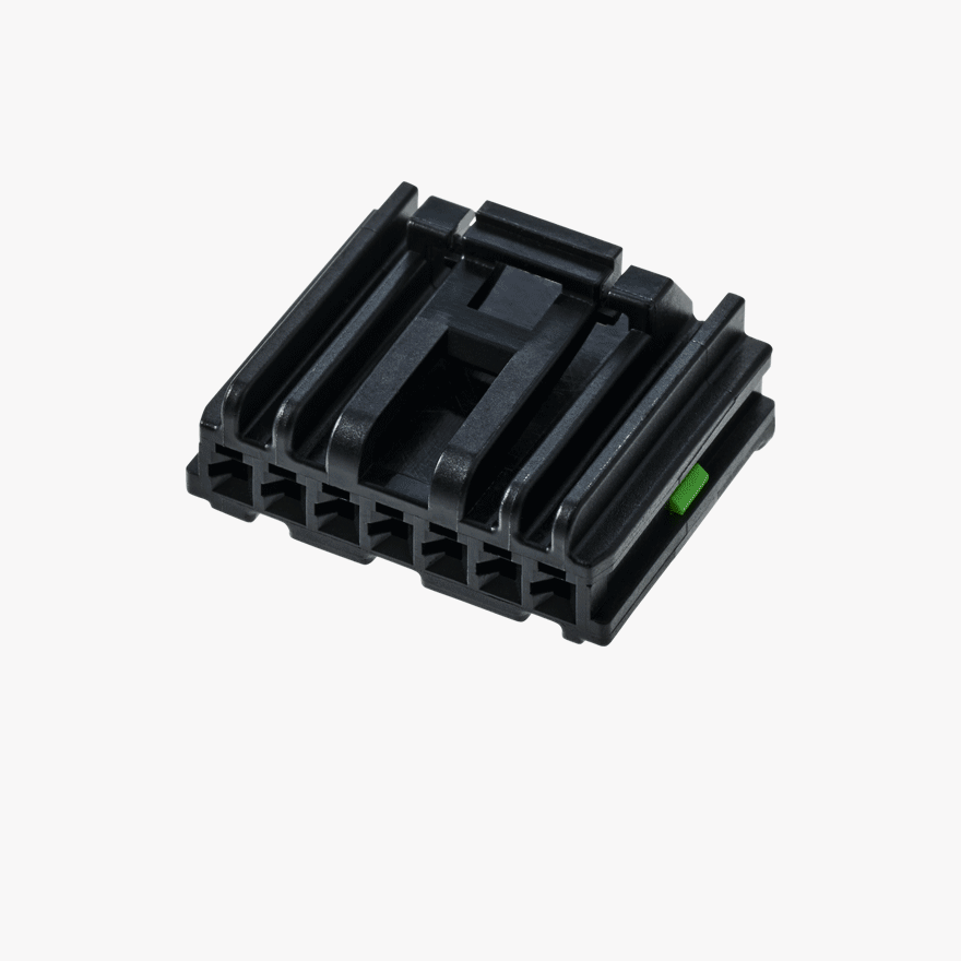020 Double Lock 7Pin Female Connector Black