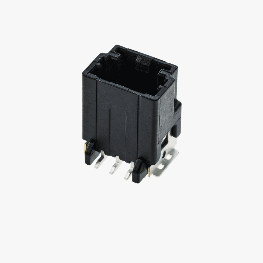 020 Double Lock 3Pin Male Connector Vertical Black SMT type Global ver.