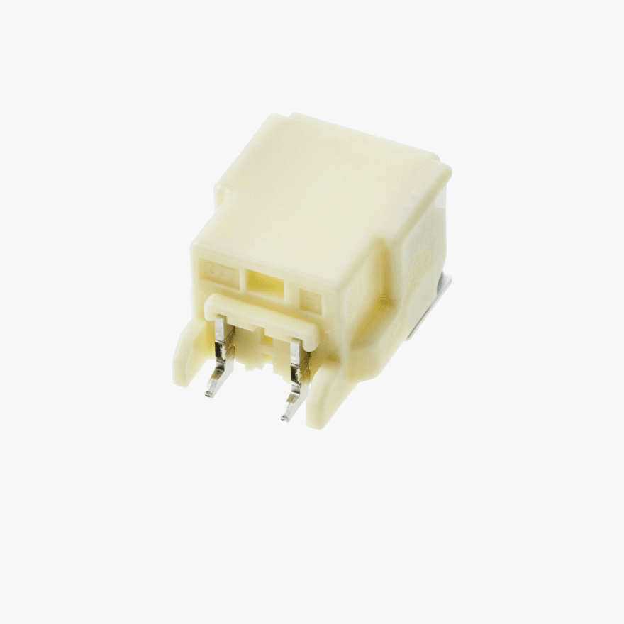 020 Double Lock & CPA 2Pin Male Connector Horizontal Natural SMT type