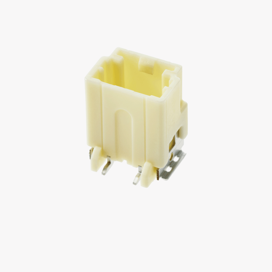020 Double Lock & CPA 2Pin Male Connector Vertical Natural SMT type Global ver.