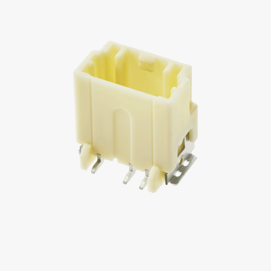 020 Double Lock & CPA 3Pin Male Connector Vertical Natural SMT type
