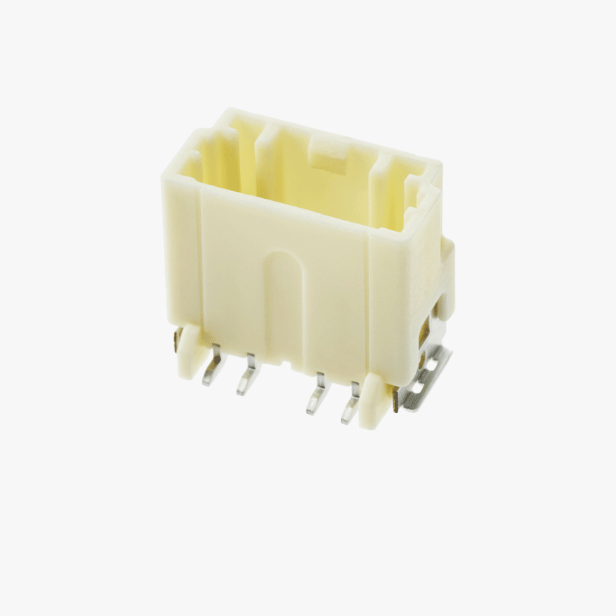 020 Double Lock & CPA 4Pin Male Connector Vertical Natural SMT type AU Terminal Global ver.