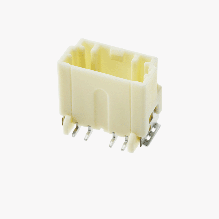 020 Double Lock & CPA 4Pin Male Connector Vertical Natural SMT type