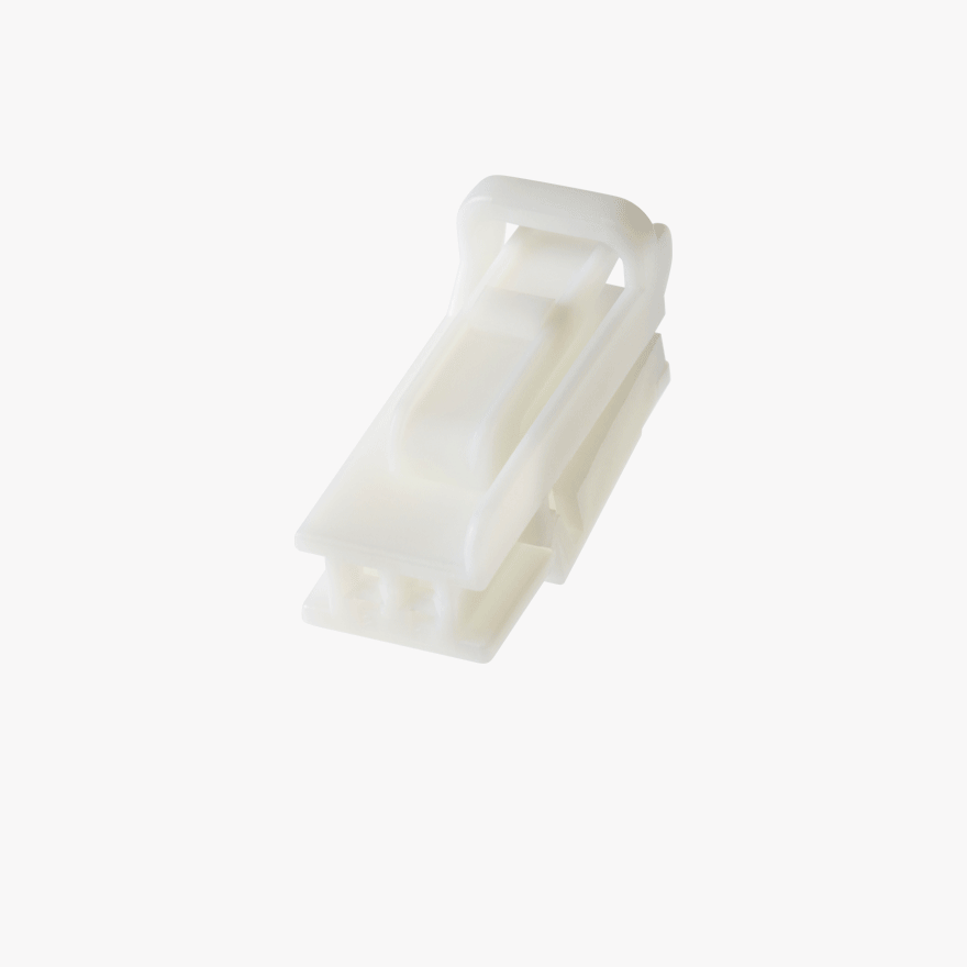 025 Double Lock 2Pin Female Connector Natural