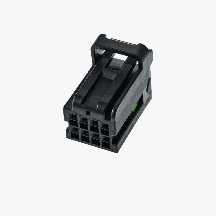 025 II 8Pin Female Connector Black