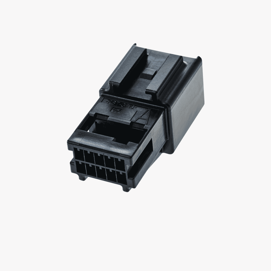 025 II 10Pin Male Connector Black Wire to Wire type