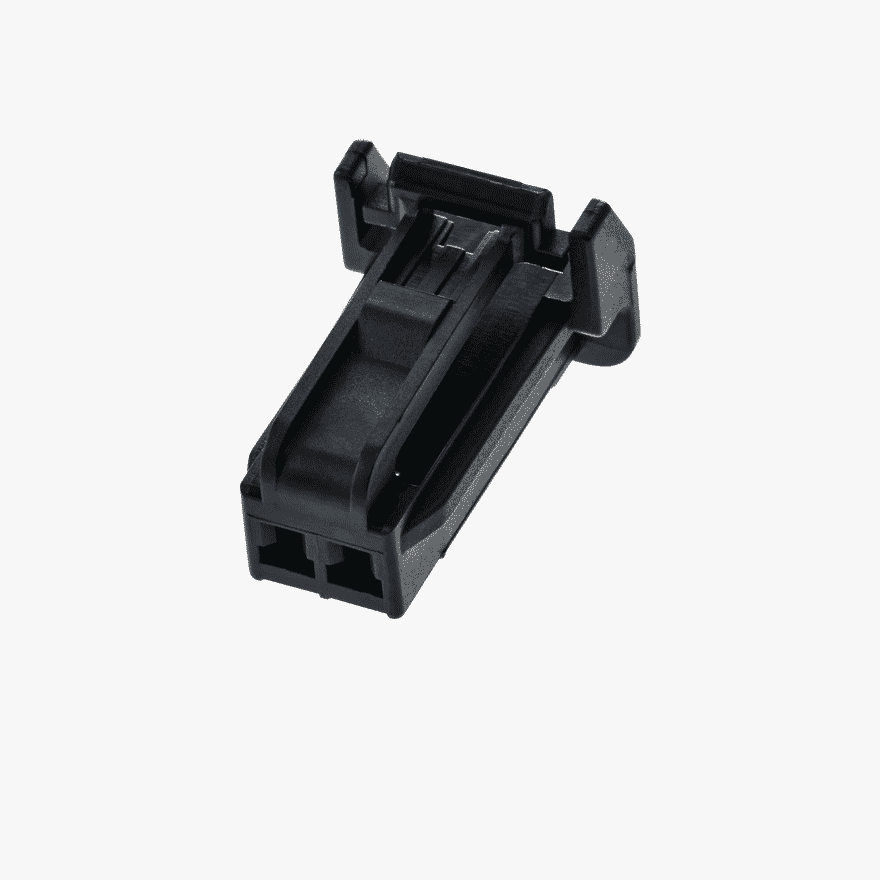 020 2Pin Female Connector Black