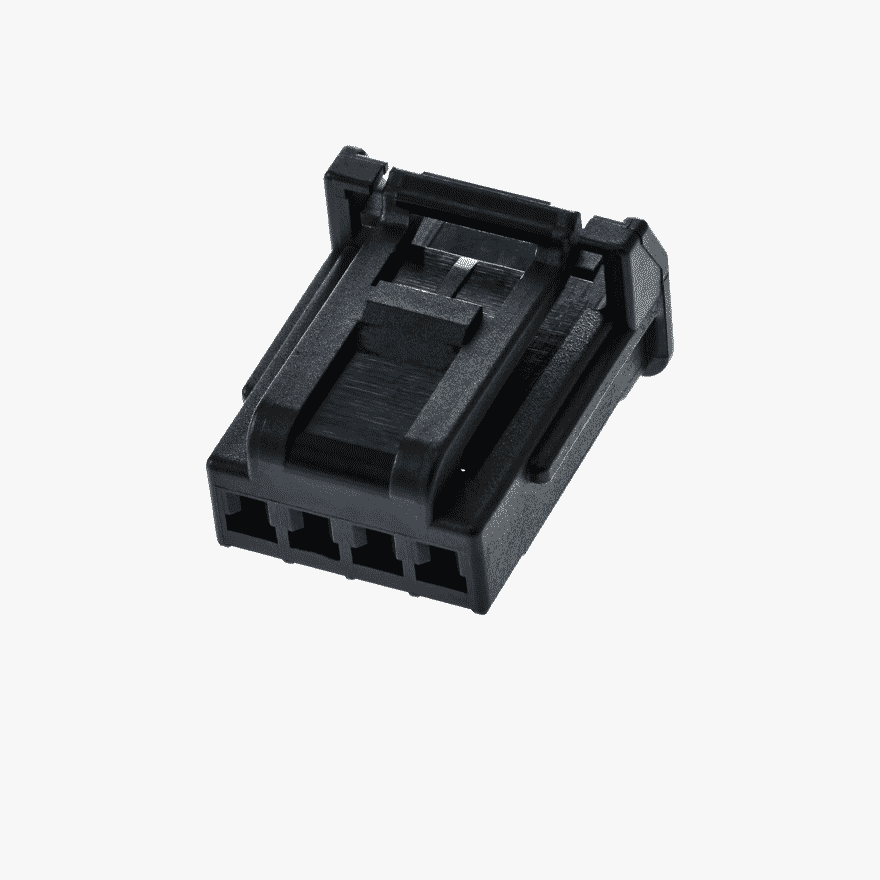 020 4Pin Female Connector Black