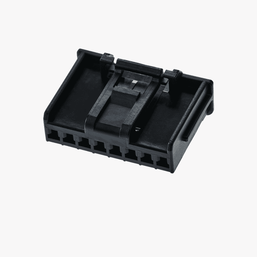 020 8Pin Female Connector Black