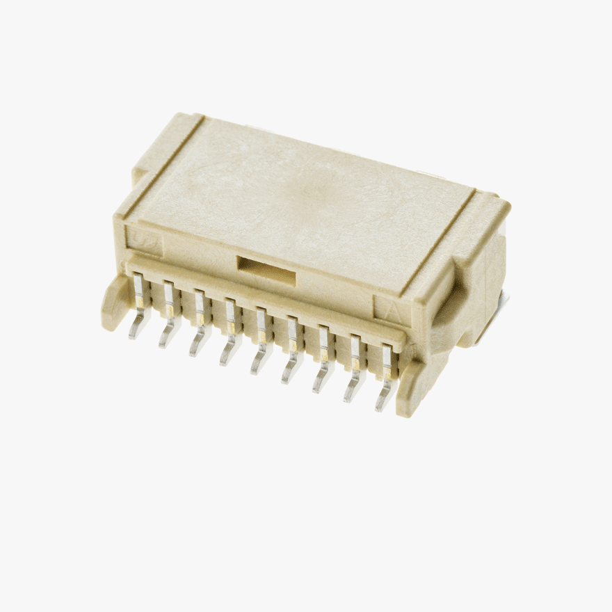 020 8Pin Male Connector Horizontal Natural SMT type
