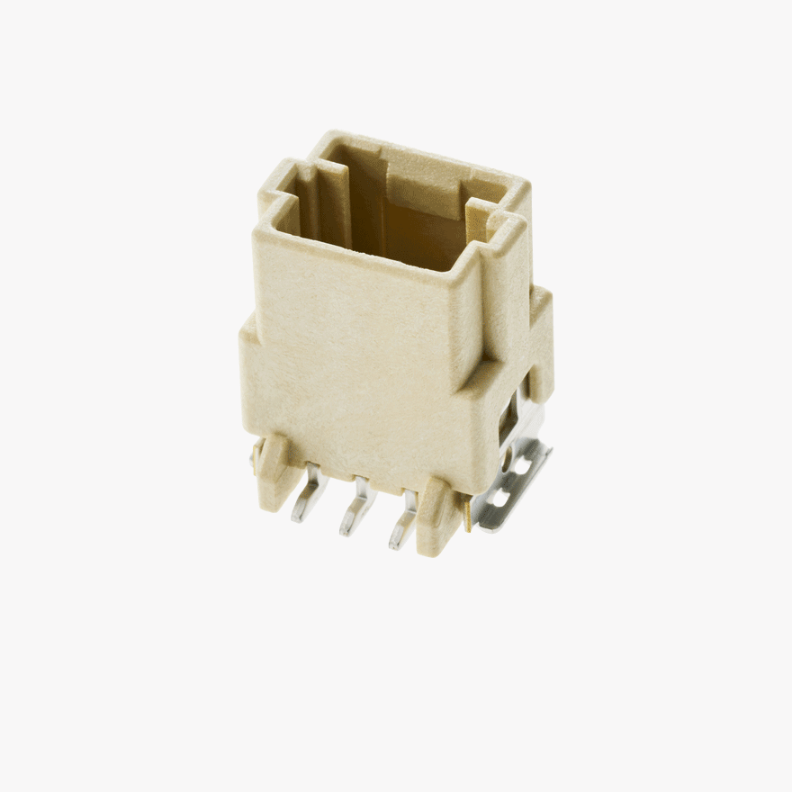 020 3Pin Male Connector Vertical Natural SMT type