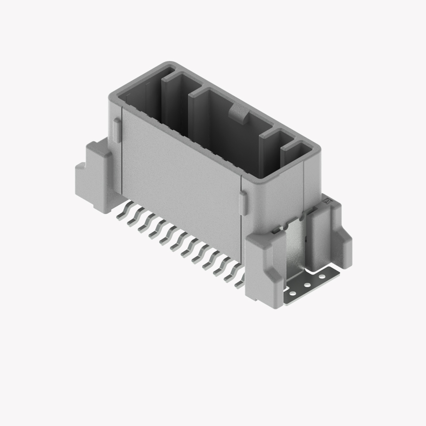 025 Two Row 24Pin Male Connector Vertical Natural SMT type
