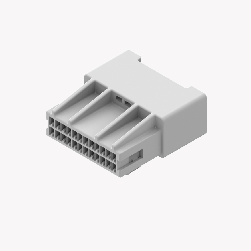 025 II 24Pin Male Connector Black Wire to Wire type