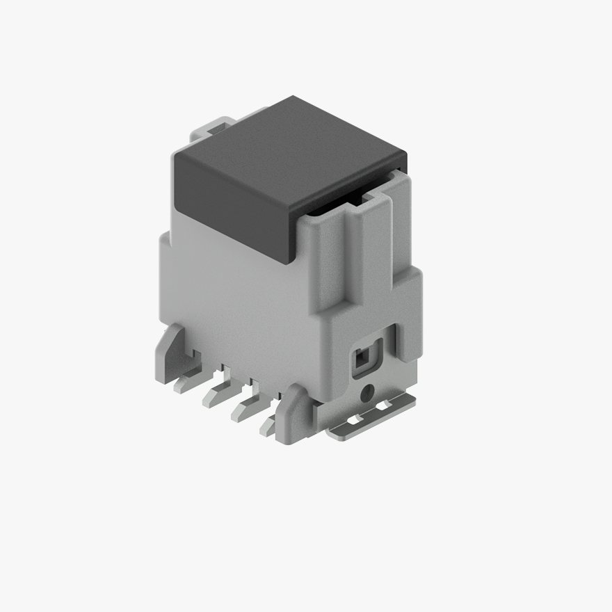 020 4Pin Male Connector Vertical Natural SMT type