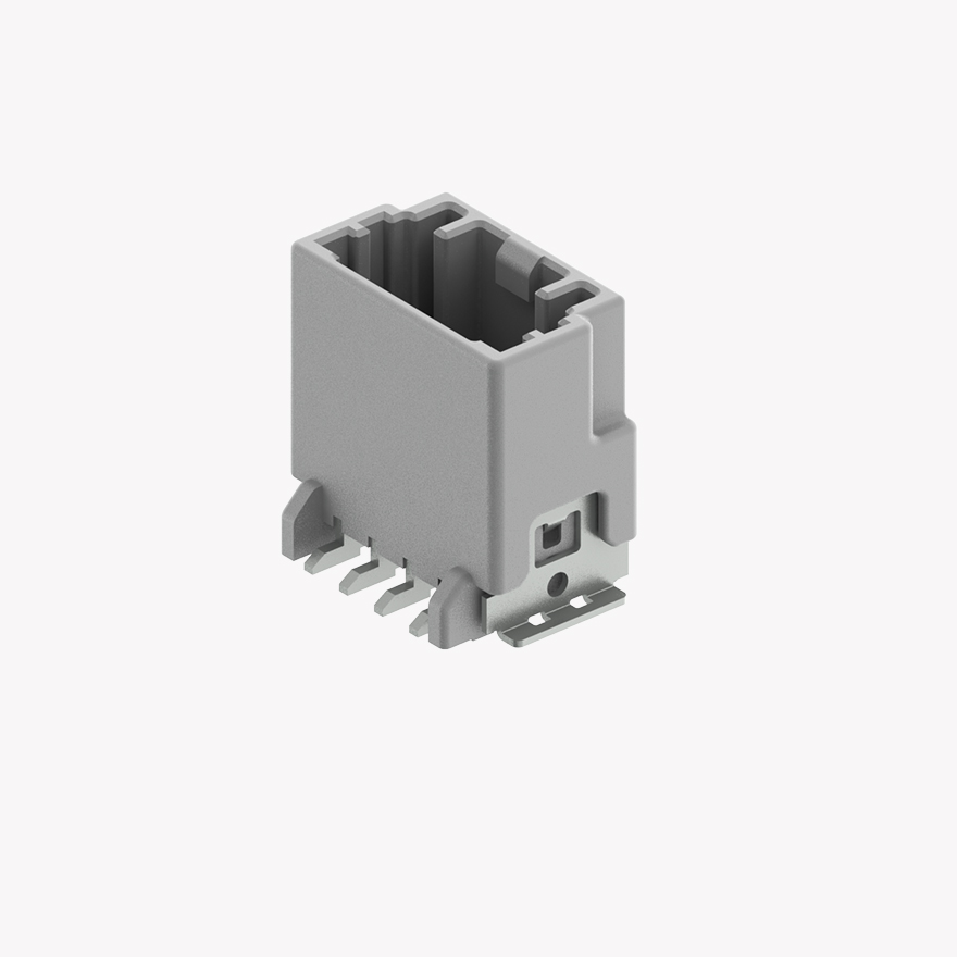 020 Double Lock 4Pin Male Connector Vertical Natural SMT type