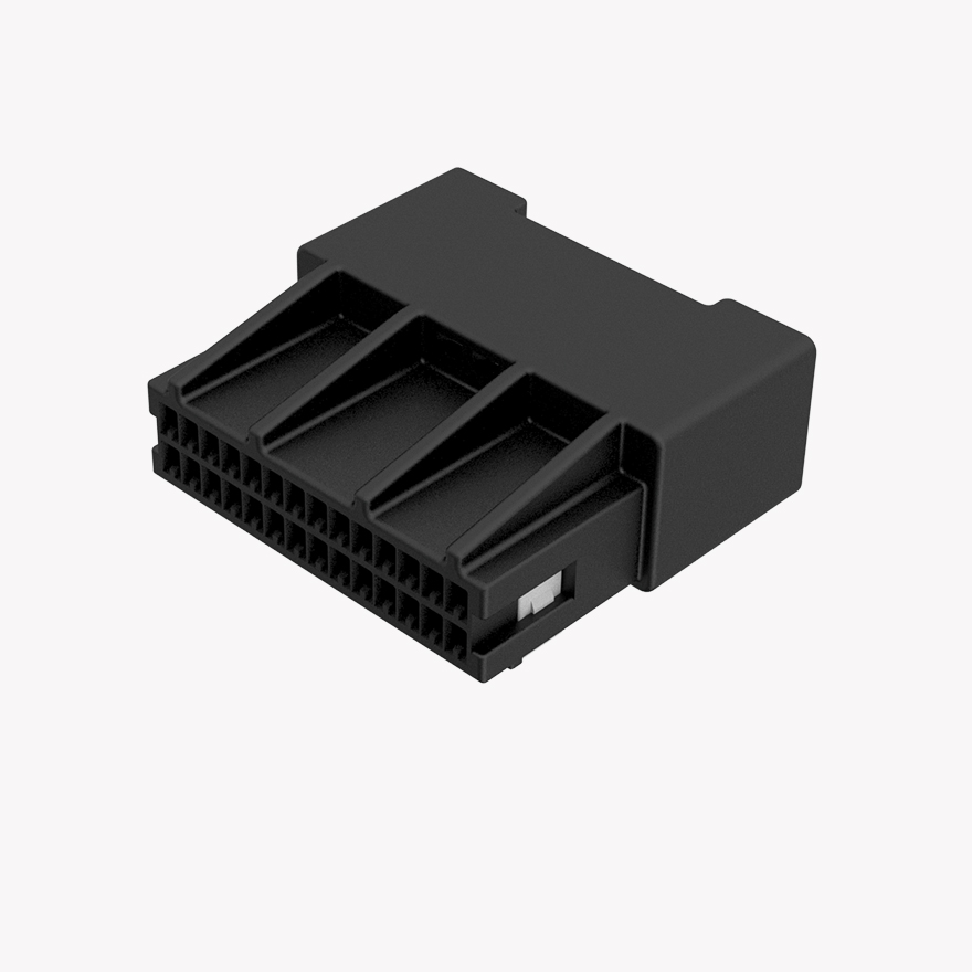025 II 28Pin Male Connector Black Wire to Wire type