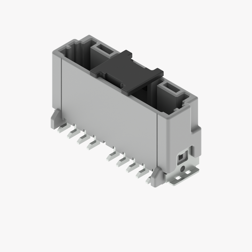 020 Double Lock & CPA 9Pin Male Connector Vertical Natural SMT type AU Terminal Global ver.
